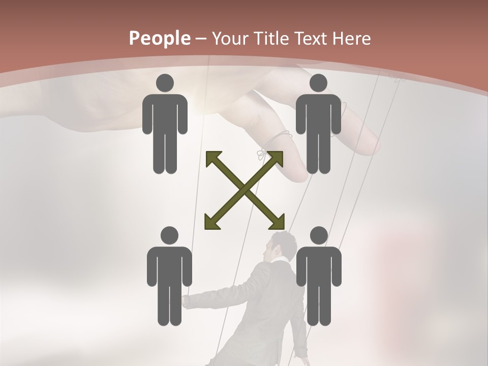 Puppet Boss Office PowerPoint Template