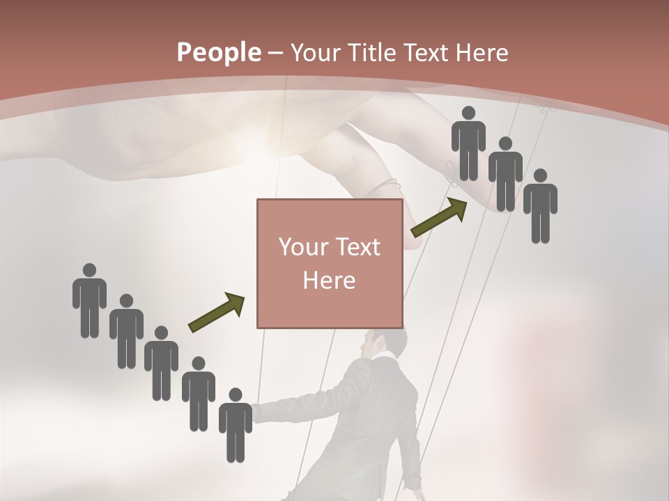 Puppet Boss Office PowerPoint Template