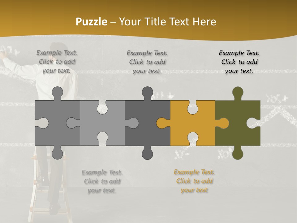 Sketching Consultant Achievement PowerPoint Template