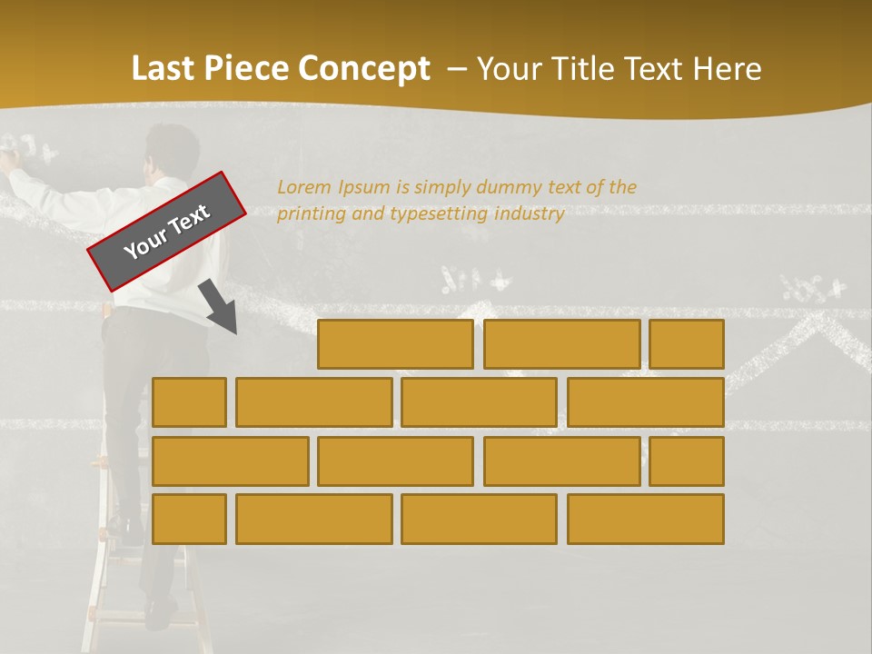 Sketching Consultant Achievement PowerPoint Template