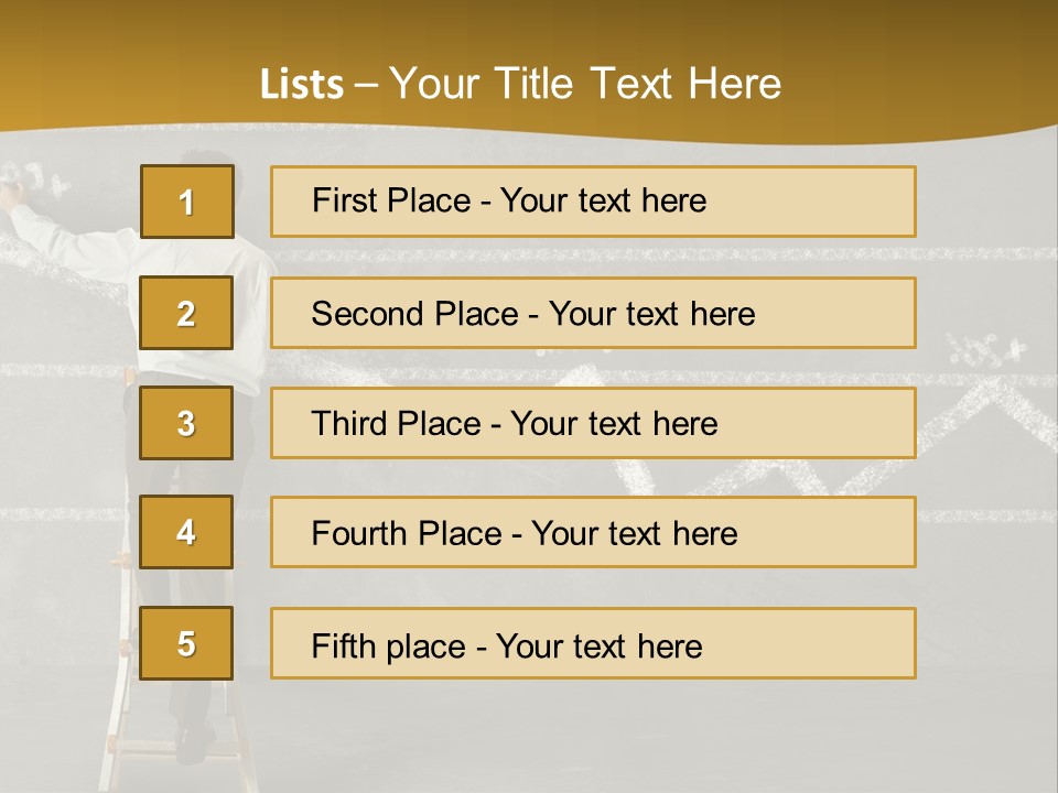 Sketching Consultant Achievement PowerPoint Template