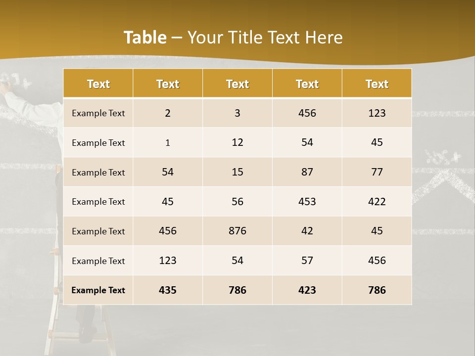 Sketching Consultant Achievement PowerPoint Template