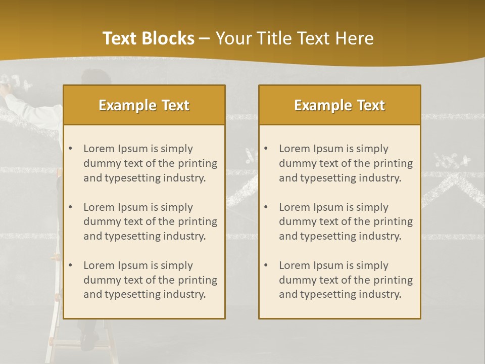 Sketching Consultant Achievement PowerPoint Template
