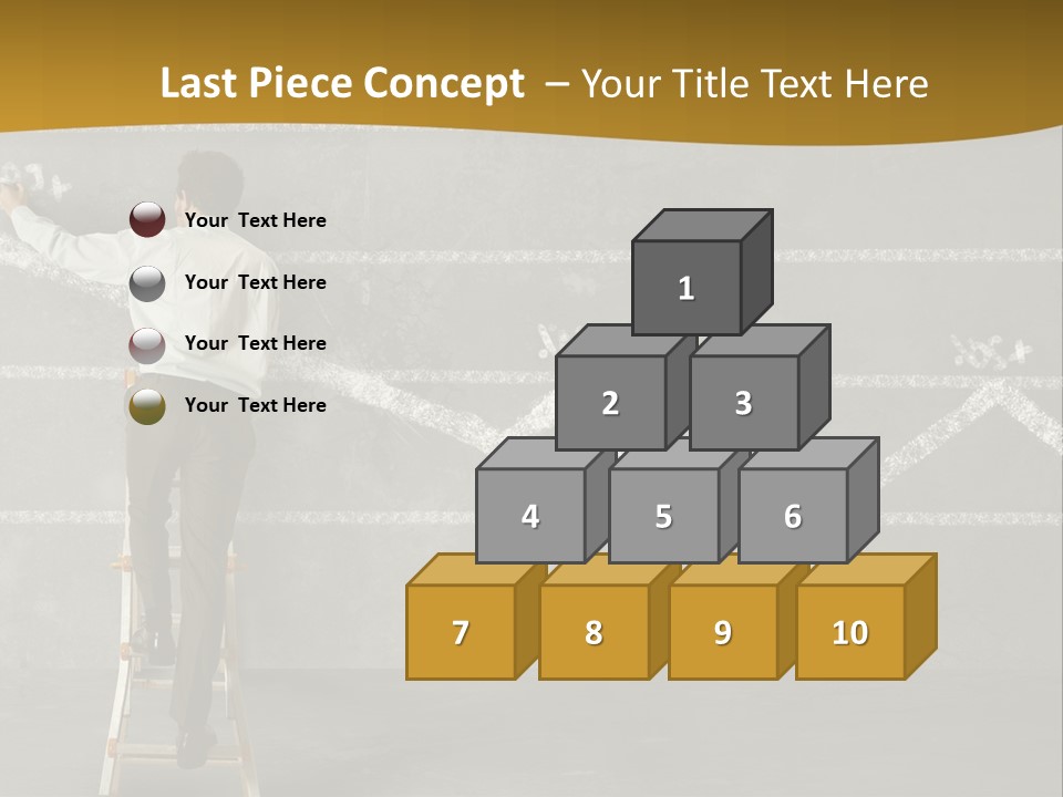 Sketching Consultant Achievement PowerPoint Template