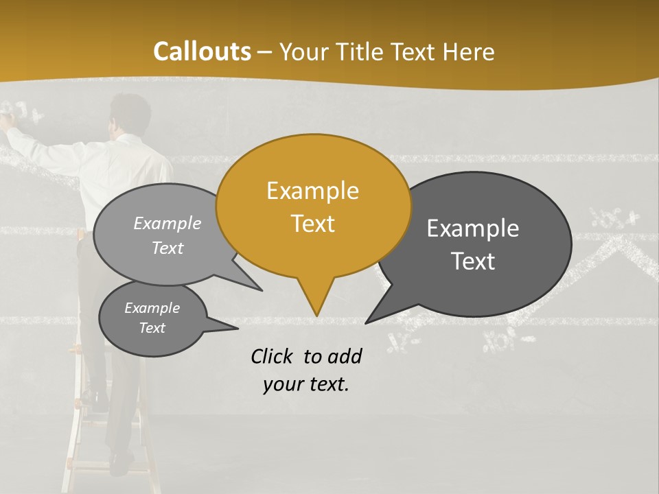 Sketching Consultant Achievement PowerPoint Template