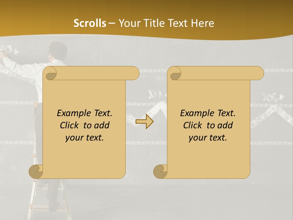 Sketching Consultant Achievement PowerPoint Template