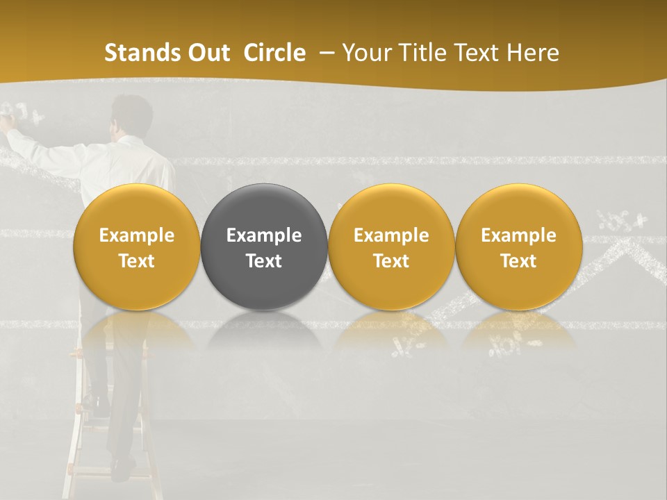Sketching Consultant Achievement PowerPoint Template