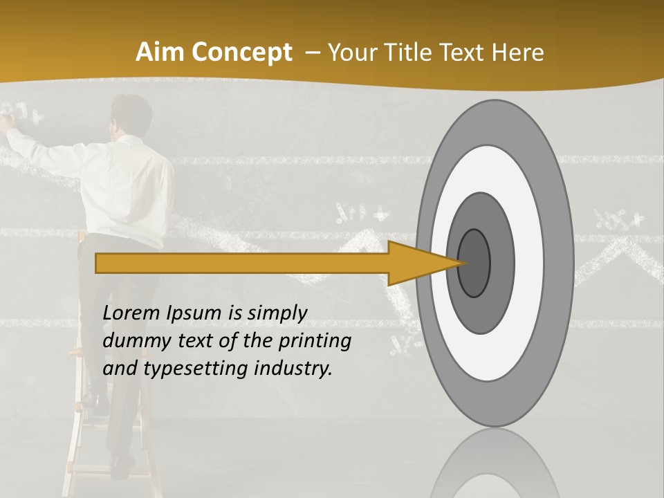 Sketching Consultant Achievement PowerPoint Template