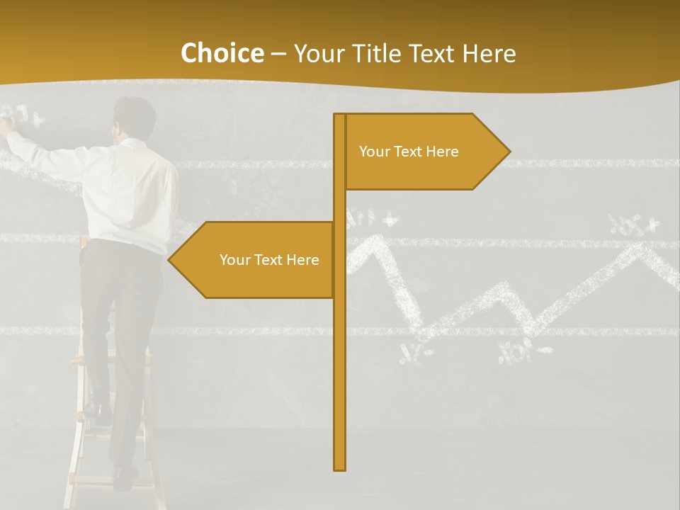 Sketching Consultant Achievement PowerPoint Template