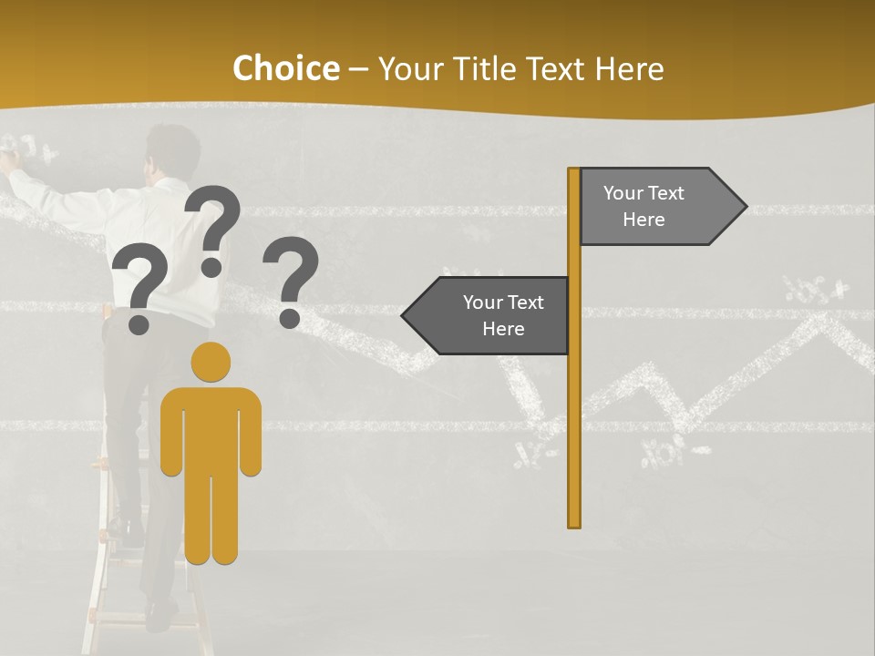 Sketching Consultant Achievement PowerPoint Template