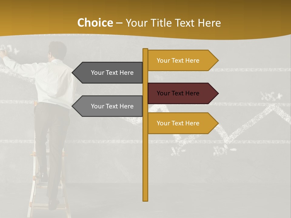Sketching Consultant Achievement PowerPoint Template