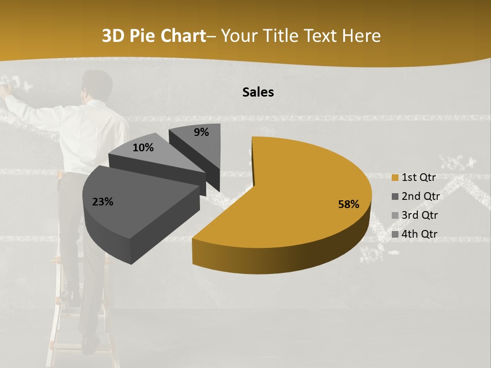 Sketching Consultant Achievement PowerPoint Template