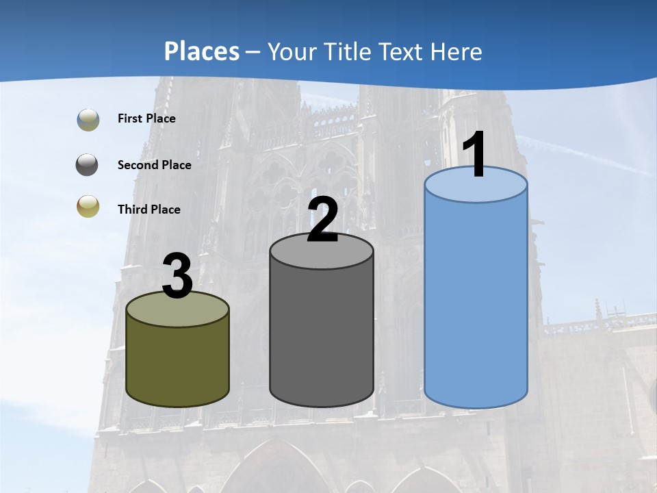 Stone Catholic Tower PowerPoint Template