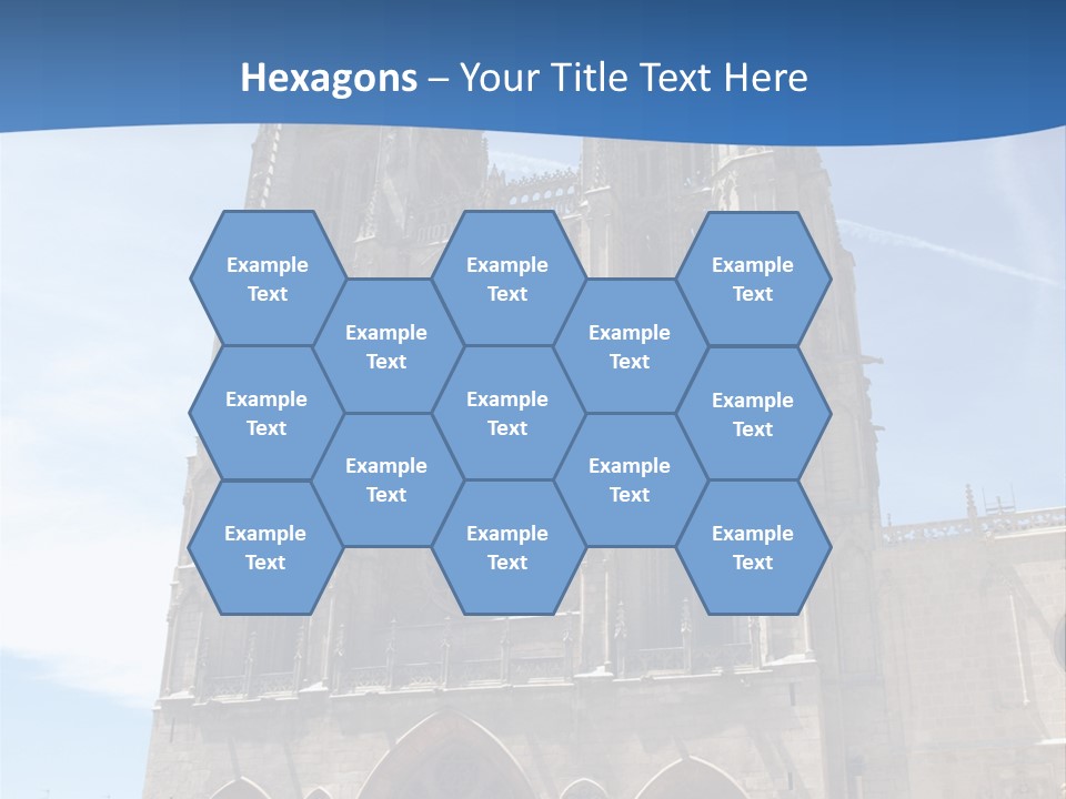 Stone Catholic Tower PowerPoint Template