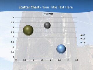 Stone Catholic Tower PowerPoint Template
