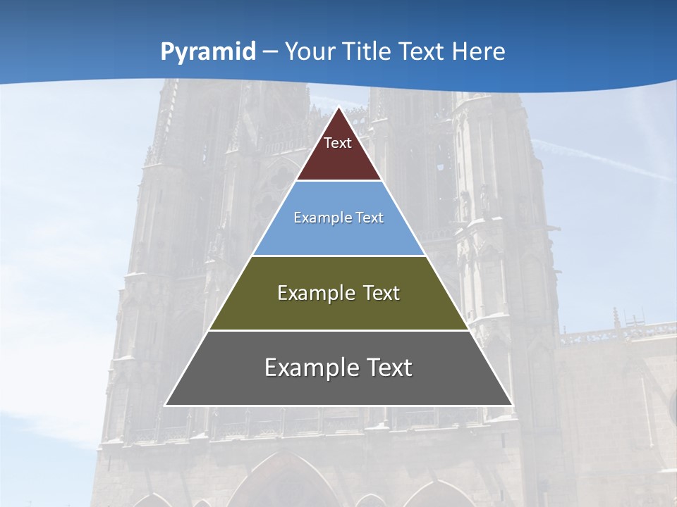 Stone Catholic Tower PowerPoint Template