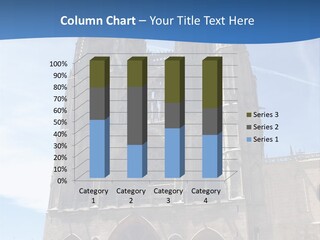 Stone Catholic Tower PowerPoint Template