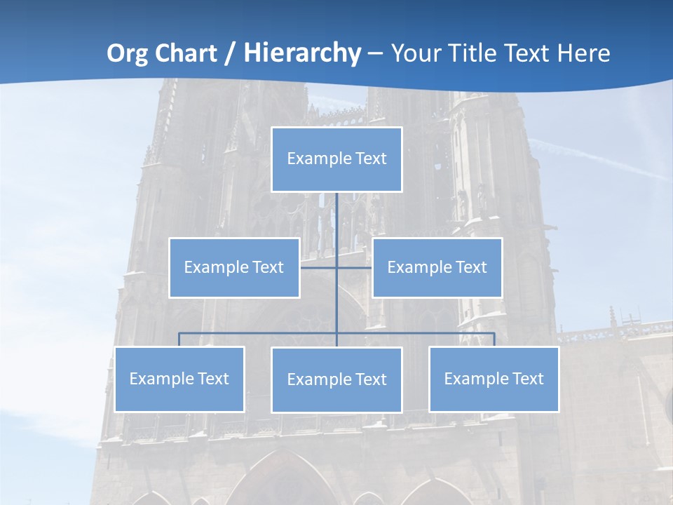 Stone Catholic Tower PowerPoint Template