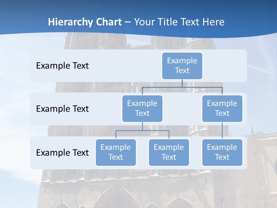 Stone Catholic Tower PowerPoint Template