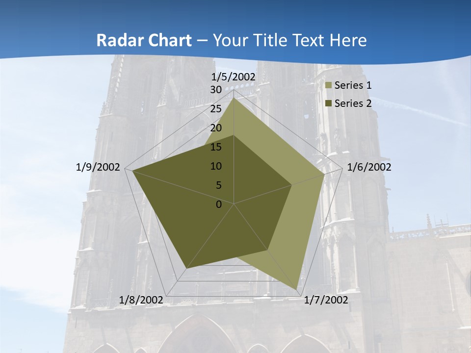 Stone Catholic Tower PowerPoint Template