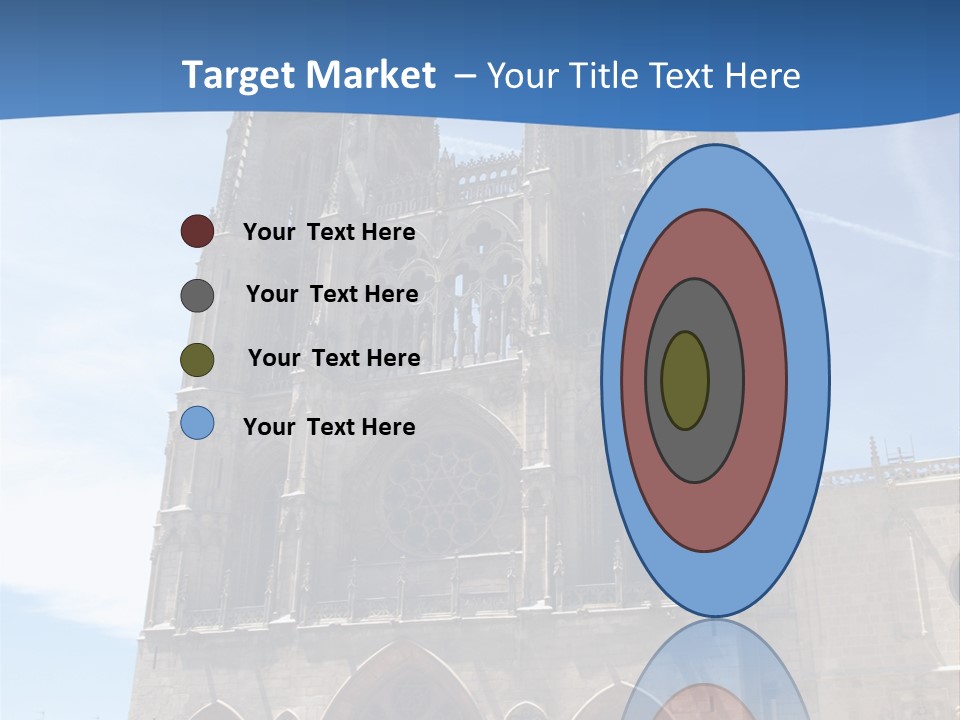 Stone Catholic Tower PowerPoint Template
