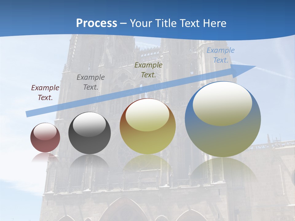 Stone Catholic Tower PowerPoint Template