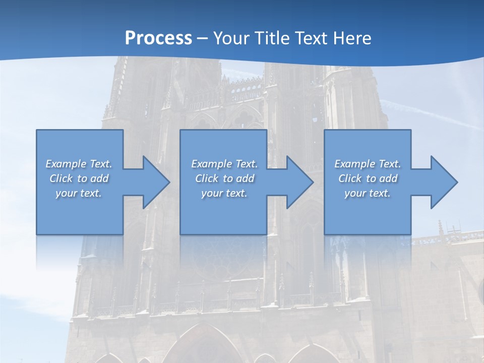 Stone Catholic Tower PowerPoint Template