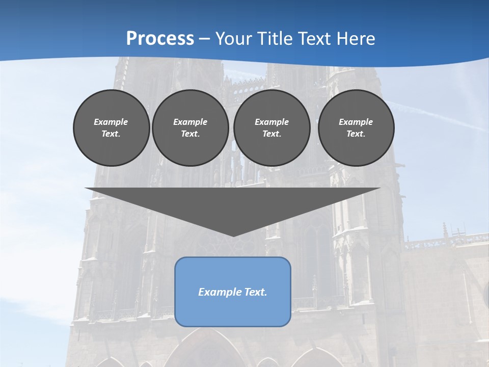 Stone Catholic Tower PowerPoint Template
