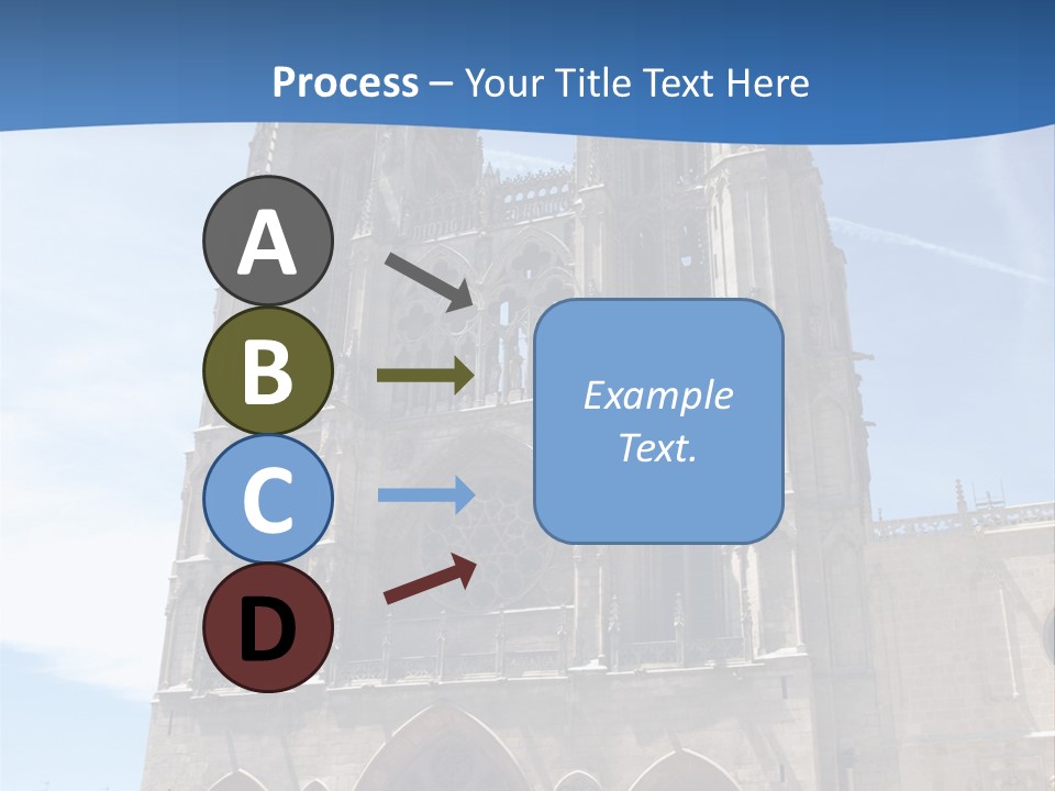 Stone Catholic Tower PowerPoint Template