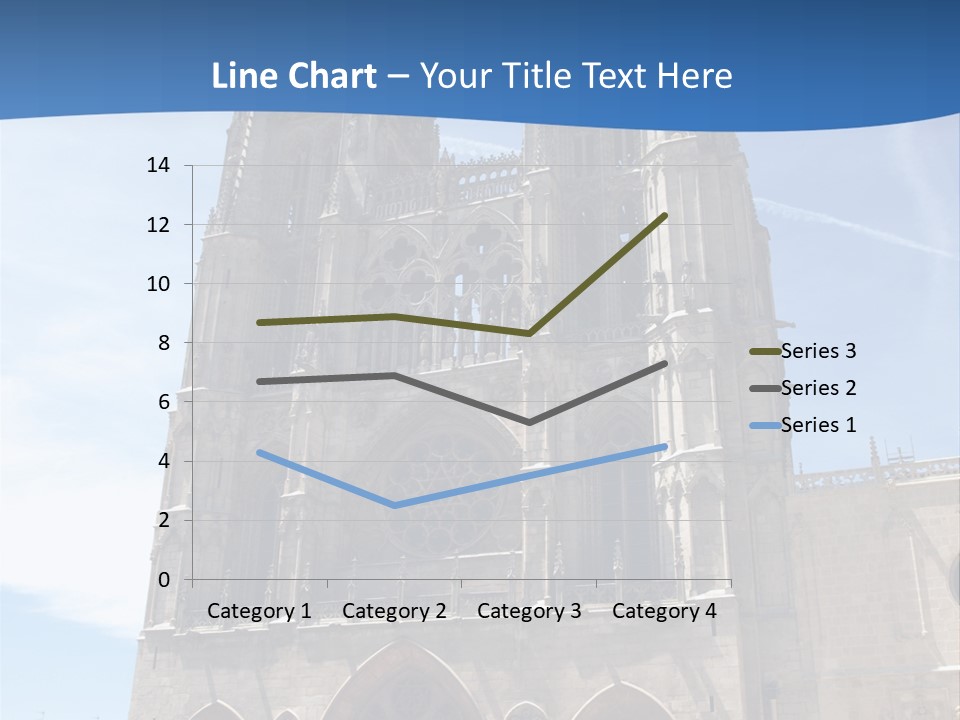 Stone Catholic Tower PowerPoint Template