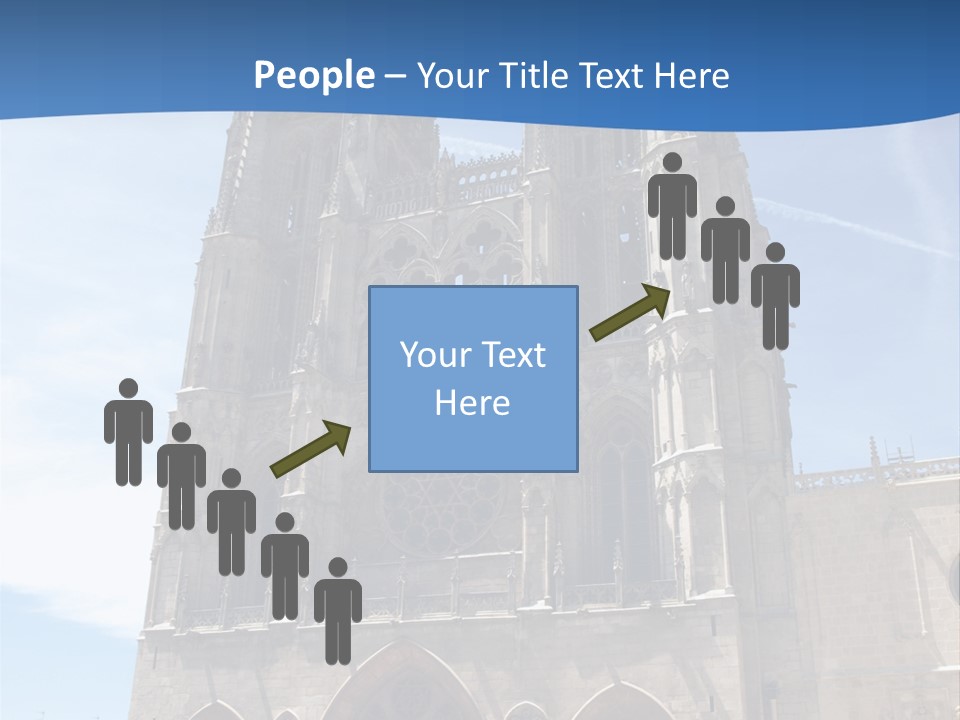 Stone Catholic Tower PowerPoint Template