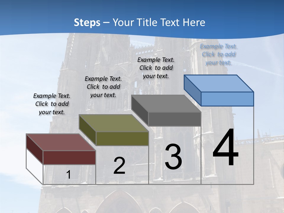 Stone Catholic Tower PowerPoint Template