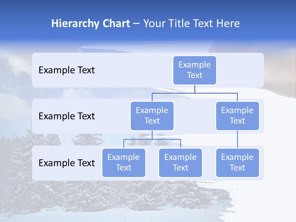 Holiday Frosty Copy Space PowerPoint Template