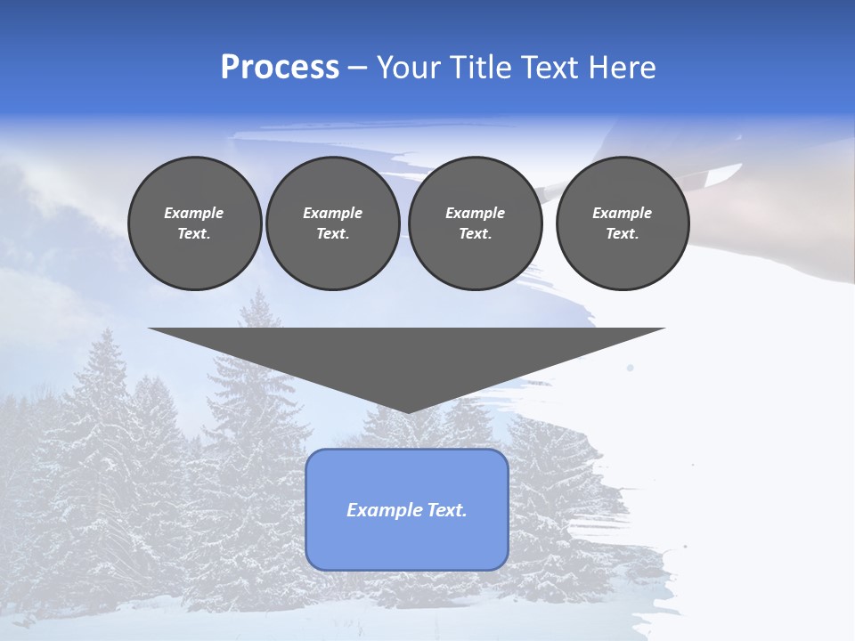 Holiday Frosty Copy Space PowerPoint Template