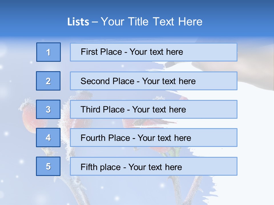 Covered Nature Fruit PowerPoint Template