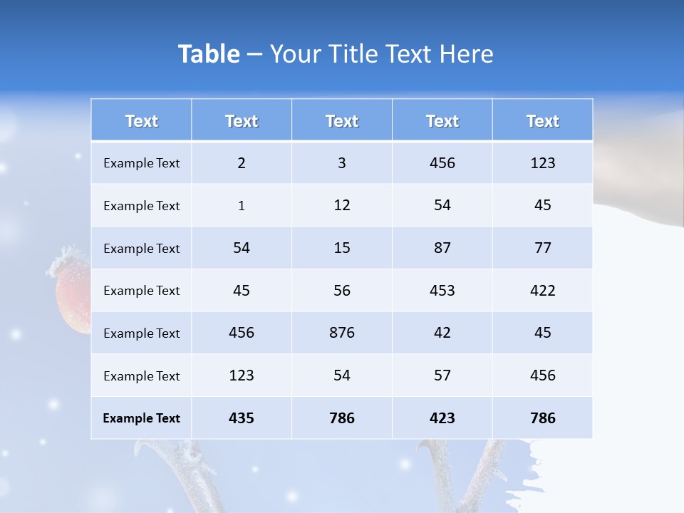 Covered Nature Fruit PowerPoint Template
