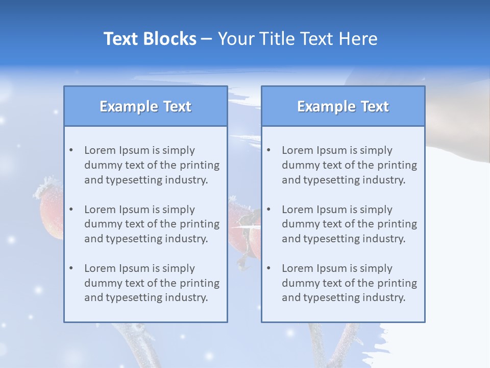 Covered Nature Fruit PowerPoint Template