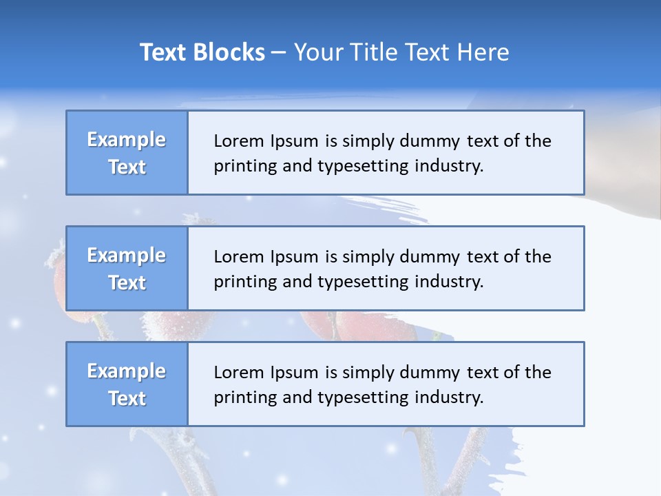 Covered Nature Fruit PowerPoint Template