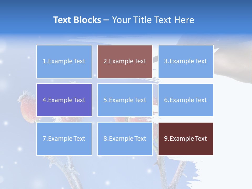 Covered Nature Fruit PowerPoint Template