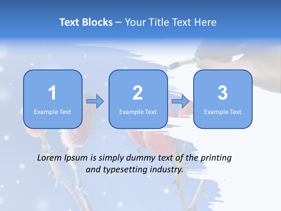 Covered Nature Fruit PowerPoint Template
