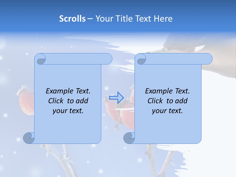 Covered Nature Fruit PowerPoint Template
