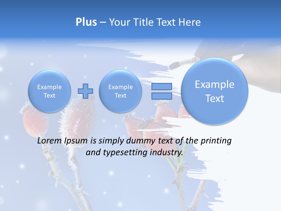 Covered Nature Fruit PowerPoint Template