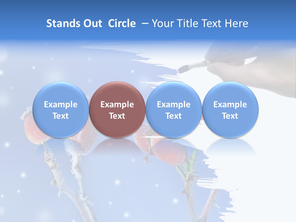 Covered Nature Fruit PowerPoint Template