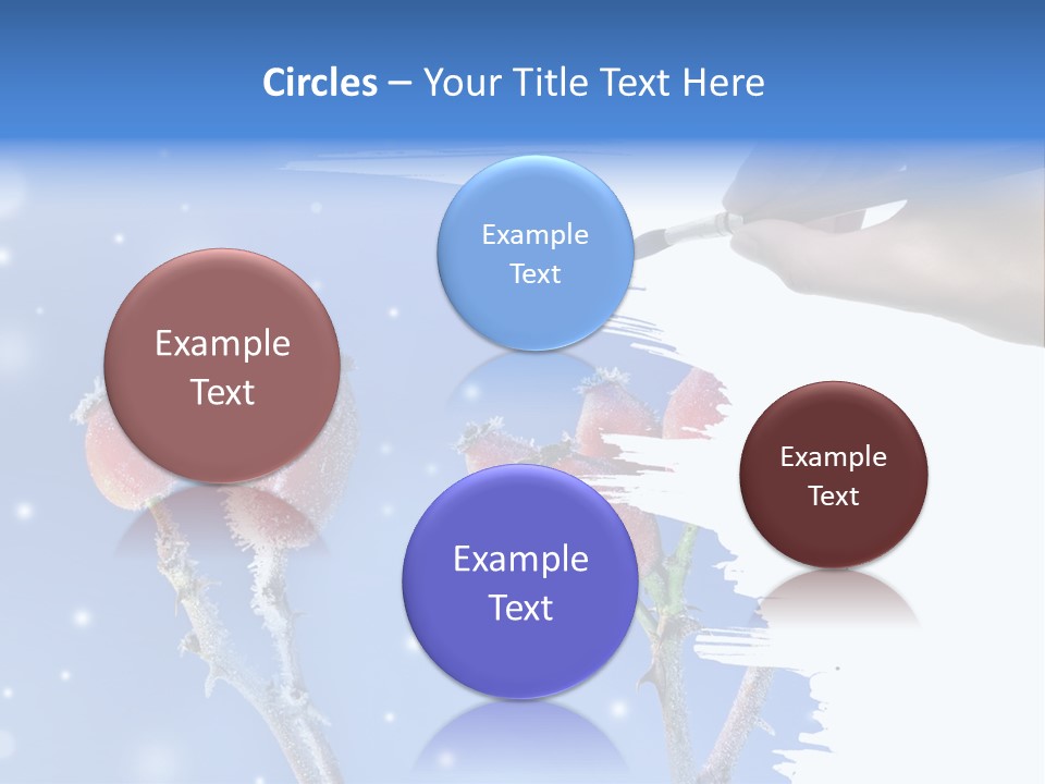 Covered Nature Fruit PowerPoint Template