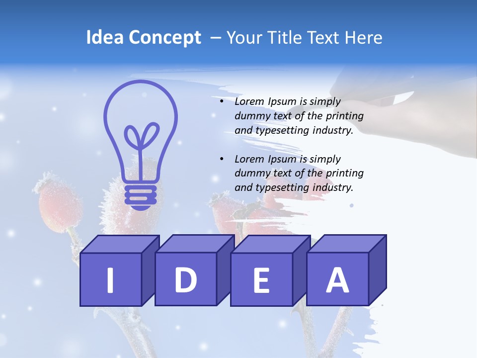 Covered Nature Fruit PowerPoint Template