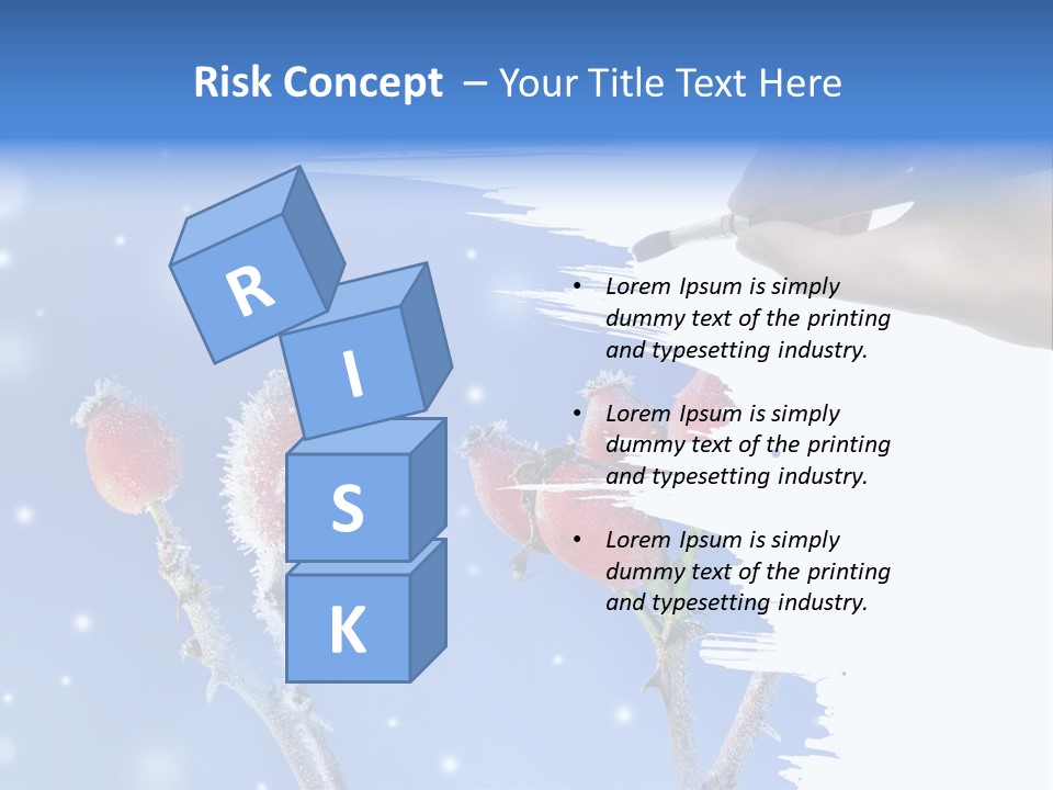 Covered Nature Fruit PowerPoint Template