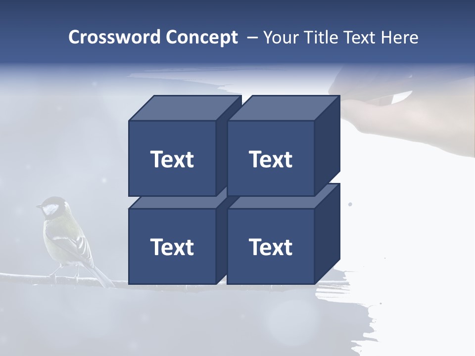 Bird Branch New Year PowerPoint Template