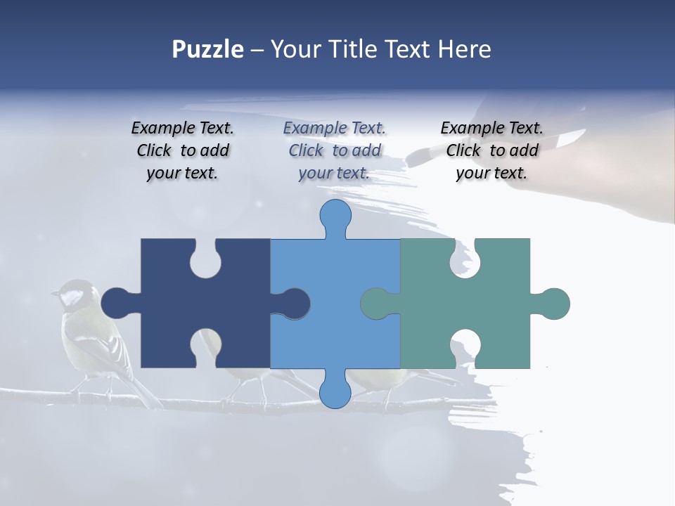 Bird Branch New Year PowerPoint Template