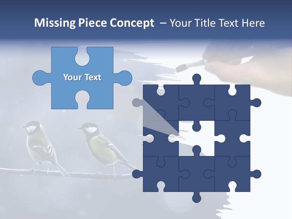 Bird Branch New Year PowerPoint Template