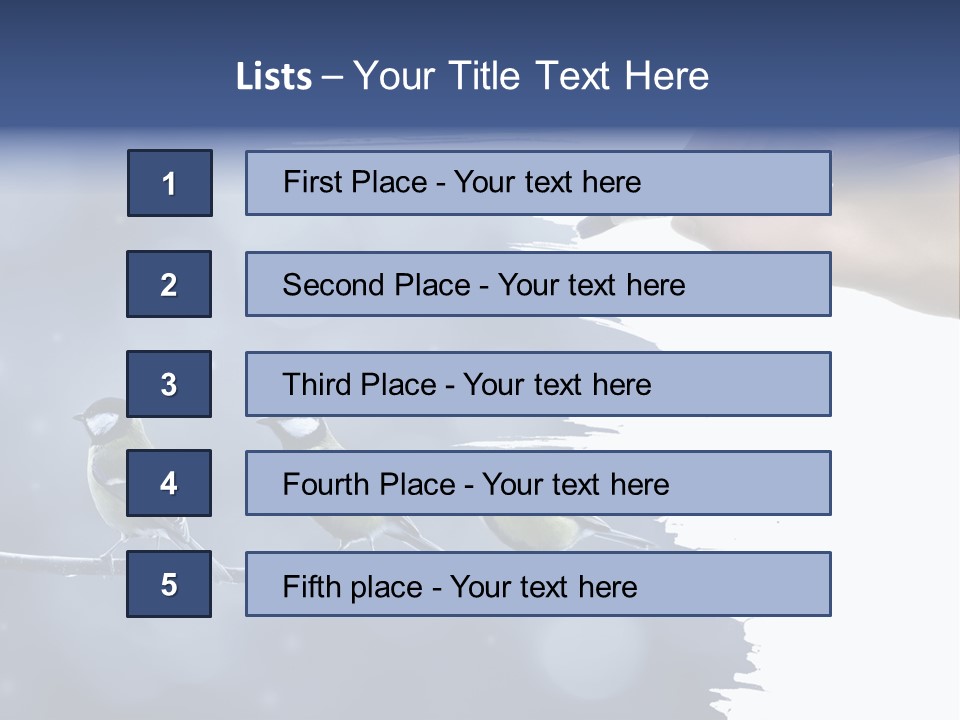 Bird Branch New Year PowerPoint Template